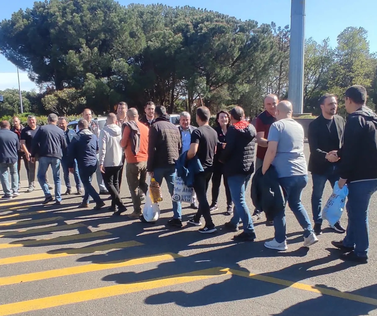 Hema'da bayramlaşma 